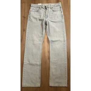 NWT Y2K GUESS JEANS Men's G16 Straight Leg Light Wash Denim Jeans - Size 34x34